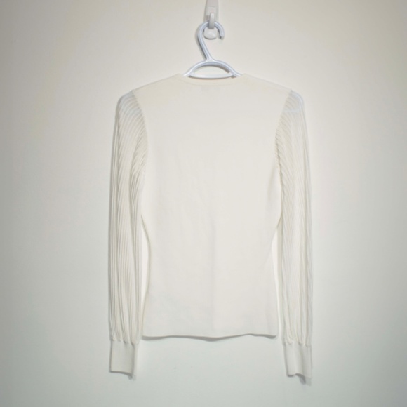 Reiss Sloane Knit Long Sleeve Blouse - Picture 4 of 9